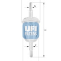 Filtre à carburant UFI 31.027.00