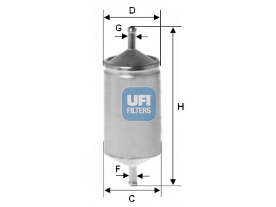 Filtre à carburant UFI 31.501.00