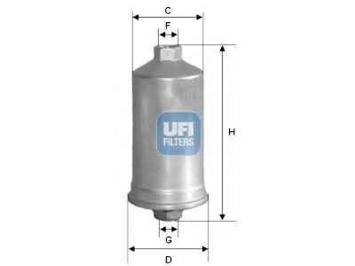 Filtre à carburant UFI 31.504.00