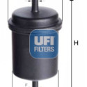 Filtre à carburant UFI 31.512.00