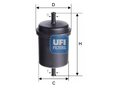 Filtre à carburant UFI 31.512.00