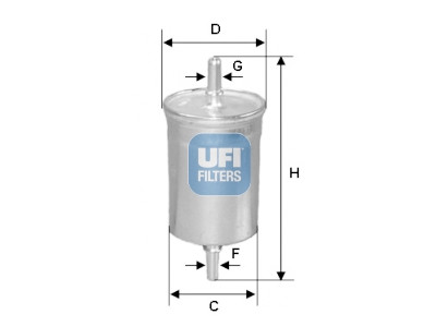 Filtre à carburant UFI 31.515.00