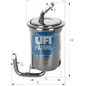 Filtre à carburant UFI 31.519.00