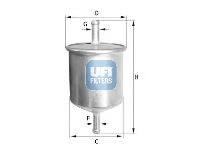 Filtre à carburant UFI 31.529.00