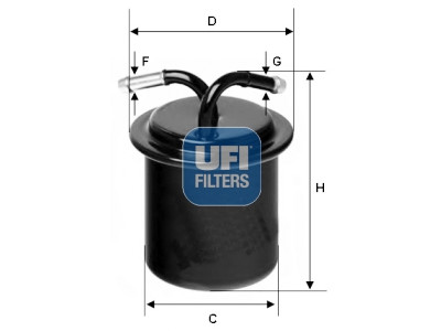 Filtre à carburant UFI 31.541.00