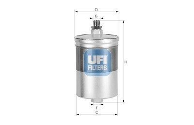 Filtre à carburant UFI 31.563.00