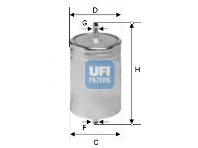 Filtre à carburant UFI 31.583.00