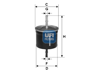 Filtre à carburant UFI 31.624.00