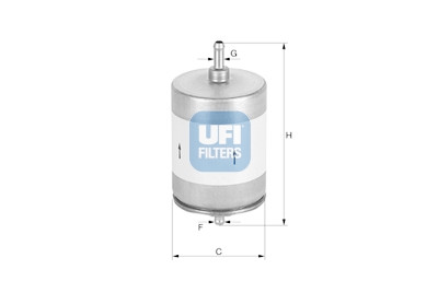 Filtre à carburant UFI 31.817.00