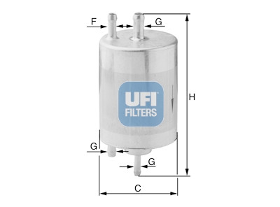 Filtre à carburant UFI 31.958.00