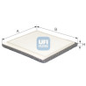 Filtre à air d&#39;habitacle UFI 53.021.00