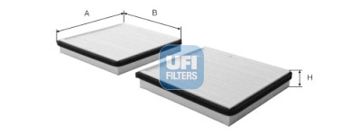 Filtre à air d'habitacle UFI 53.037.00