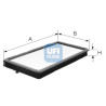 Filtre à air d&#39;habitacle UFI 53.046.00