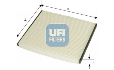 Filtre à air d'habitacle UFI 53.050.00