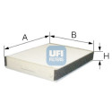 Filtre à air d&#39;habitacle UFI 53.077.00