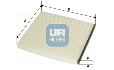 Filtre à air d'habitacle UFI 53.081.00