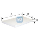 Filtre à air d&#39;habitacle UFI 53.094.00