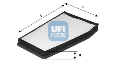 Filtre à air d'habitacle UFI 53.133.00