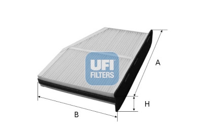 Filtre à air d'habitacle UFI 53.148.00