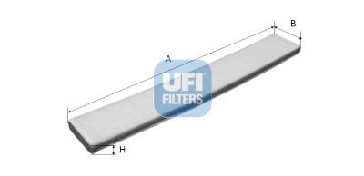 Filtre à air d'habitacle UFI 53.158.00