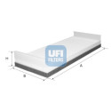 Filtre à air d&#39;habitacle UFI 53.165.00