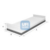 Filtre à air d&#39;habitacle UFI 53.165.00