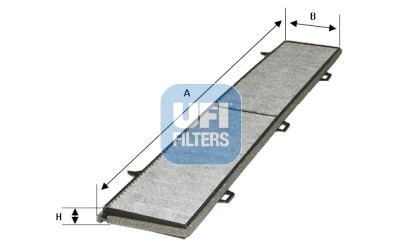 Filtre à air d'habitacle UFI 53.236.00