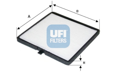 Filtre à air d'habitacle UFI 53.334.00