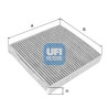 Filtre à air d&#39;habitacle UFI 54.138.00