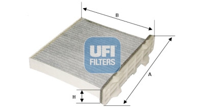 Filtre à air d'habitacle UFI 54.147.00