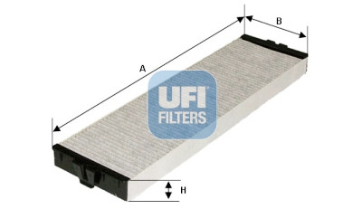 Filtre à air d'habitacle UFI 54.151.00
