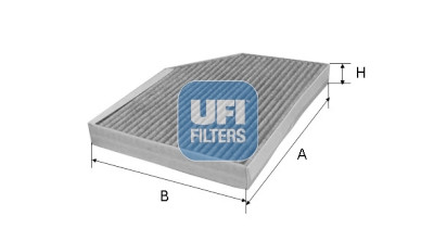 Filtre à air d'habitacle UFI 54.168.00