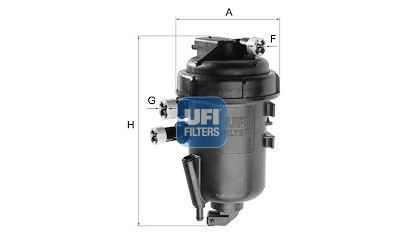 Filtre à carburant UFI 55.084.00