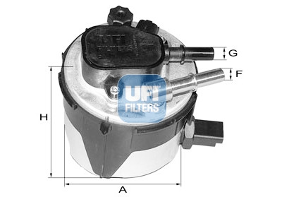 Filtre à carburant UFI 55.170.00
