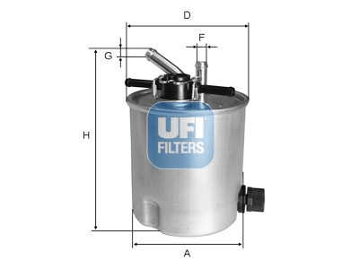 Filtre à carburant UFI 55.394.00