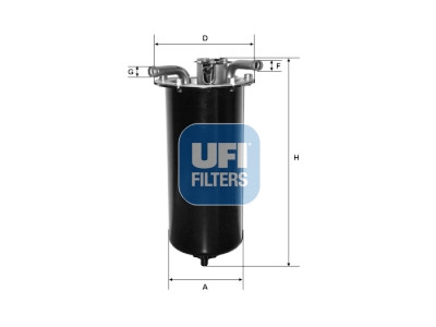 Filtre à carburant UFI 55.411.01