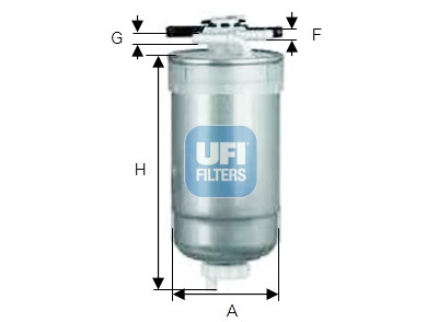 Filtre à carburant UFI 55.427.00