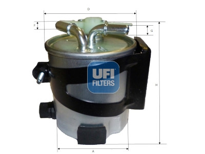 Filtre à carburant UFI 55.430.00