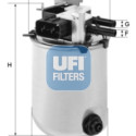 Filtre à carburant UFI 55.517.00
