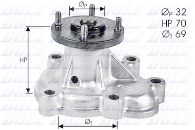Pompe à eau DOLZ O131