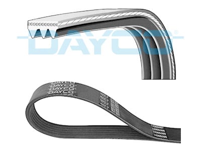 Courroie trapézoïdale à nervures DAYCO 3 PK 830