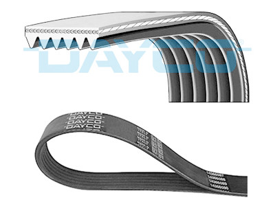 Courroie trapézoïdale à nervures DAYCO 6PK2080S