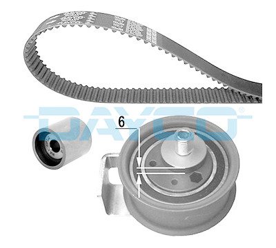 Jeu de courroies de distribution DAYCO KTB404