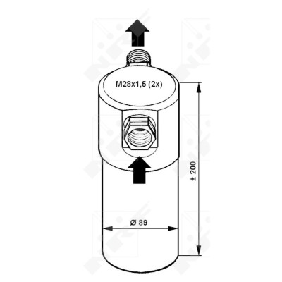 Filtre déshydrateur, climatisation