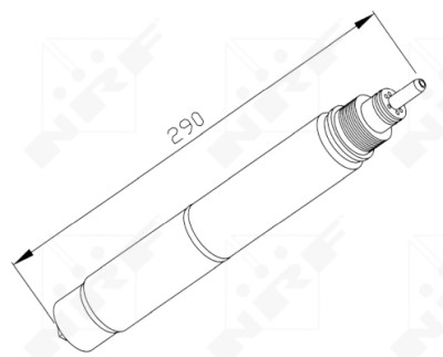Filtre déshydratant, climatisation NRF 33197