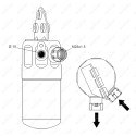 Filtre déshydrateur, climatisation