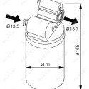 Filtre déshydratant, climatisation NRF 33313