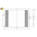 Condenseur, climatisation NRF 35275