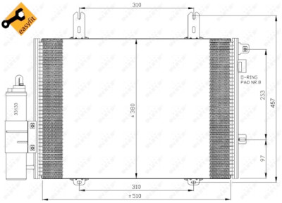 Condenseur, climatisation