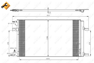 Condenseur, climatisation NRF 35919